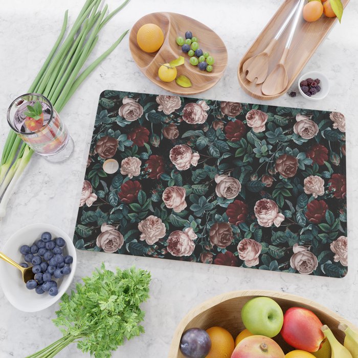 EXOTIC GARDEN - NIGHT XV Cutting Board Gallery Image 2