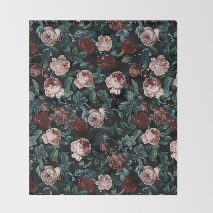 EXOTIC GARDEN - NIGHT XV Throw Blanket Gallery Image 2