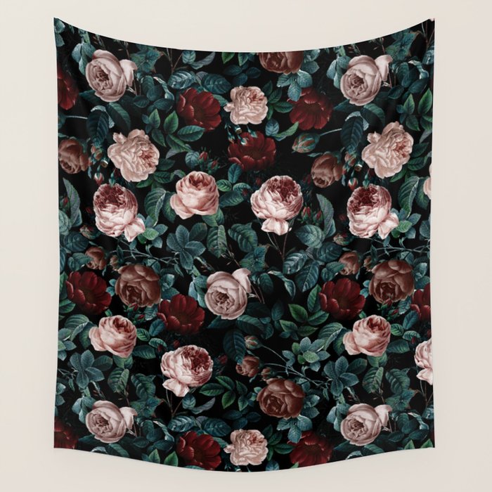 EXOTIC GARDEN - NIGHT XV Wall Tapestry Gallery Image 4