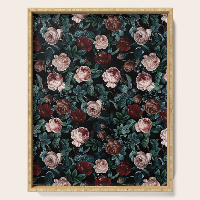 EXOTIC GARDEN - NIGHT XV Serving Tray Gallery Image 1
