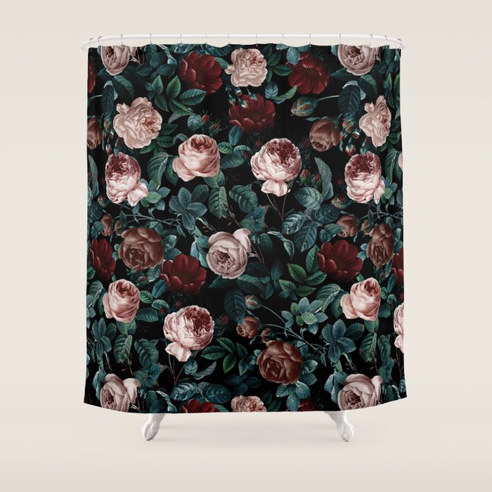 EXOTIC GARDEN - NIGHT XV Shower Curtain Gallery Image 1