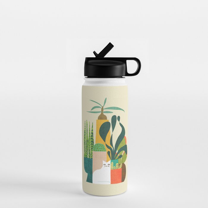 Still life with cat Water Bottle Gallery Image 1