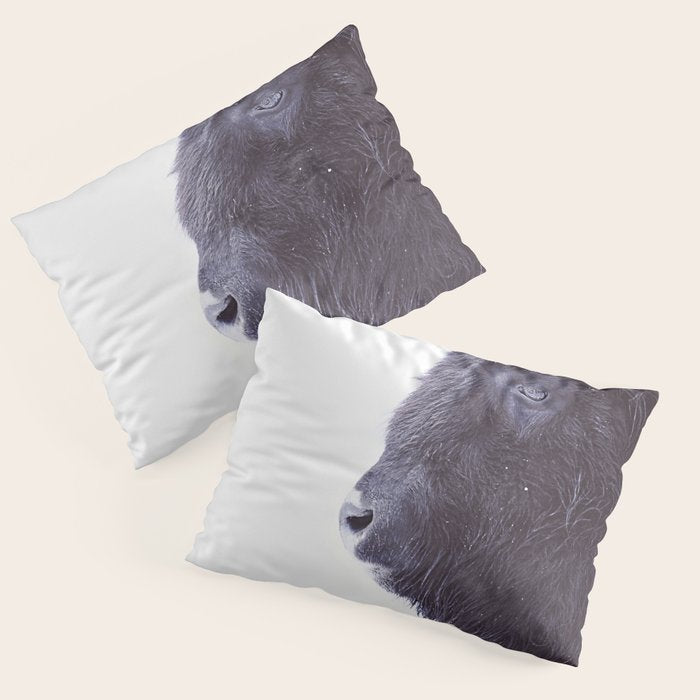 BLACK BUFFALO Pillow Sham Gallery Image 1