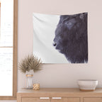 BLACK BUFFALO Wall Tapestry Gallery Image 2