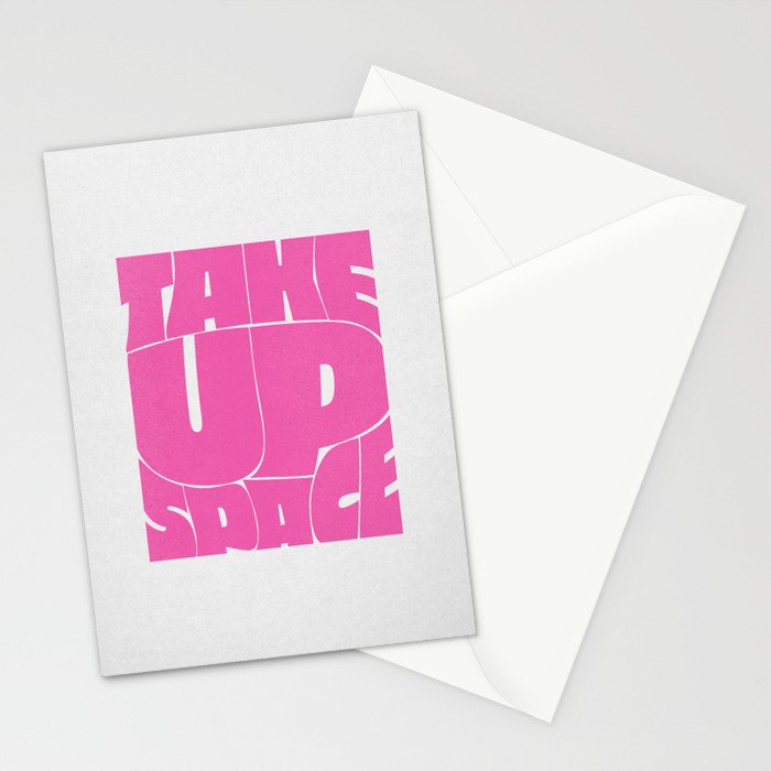 Take Up Space Stationery Card Gallery Image 2