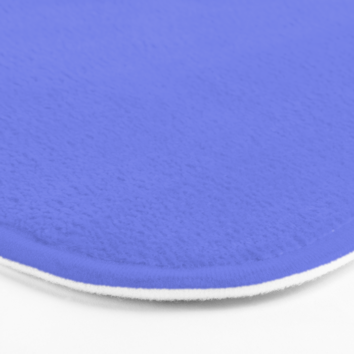 Periwinkle Solid Color Bath Mat Gallery Image 3