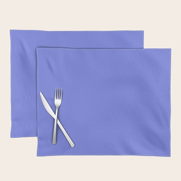Periwinkle Solid Color Placemat Gallery Image 1