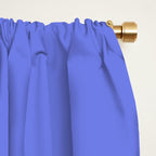 Periwinkle Solid Color Window Curtain Gallery Image 2