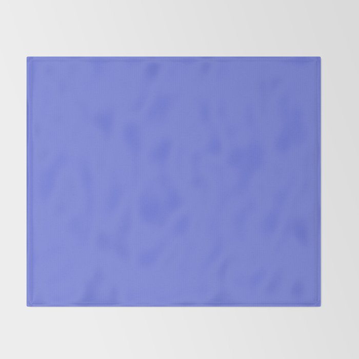 Periwinkle Solid Color Throw Blanket Gallery Image 2