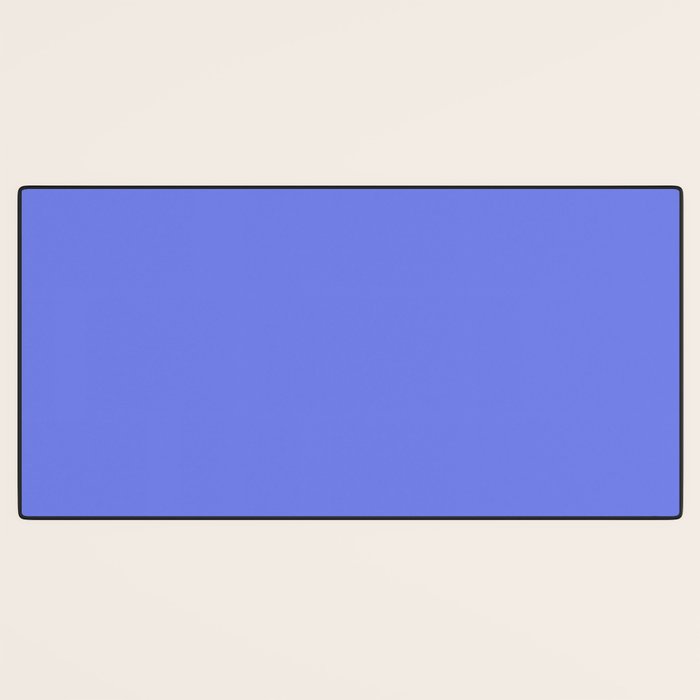 Periwinkle Solid Color Desk Mat Gallery Image 3