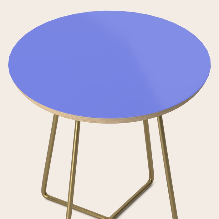 Periwinkle Solid Color Side Table Gallery Image 2