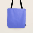 Periwinkle Solid Color Tote Bag Gallery Image 1