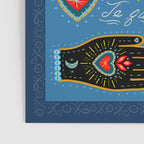 Milagro love hearts - blue Poster Gallery Image 3