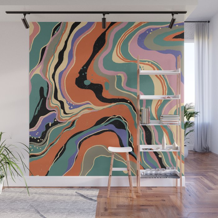 Liquid marble I Wall Mural Gallery Image 1