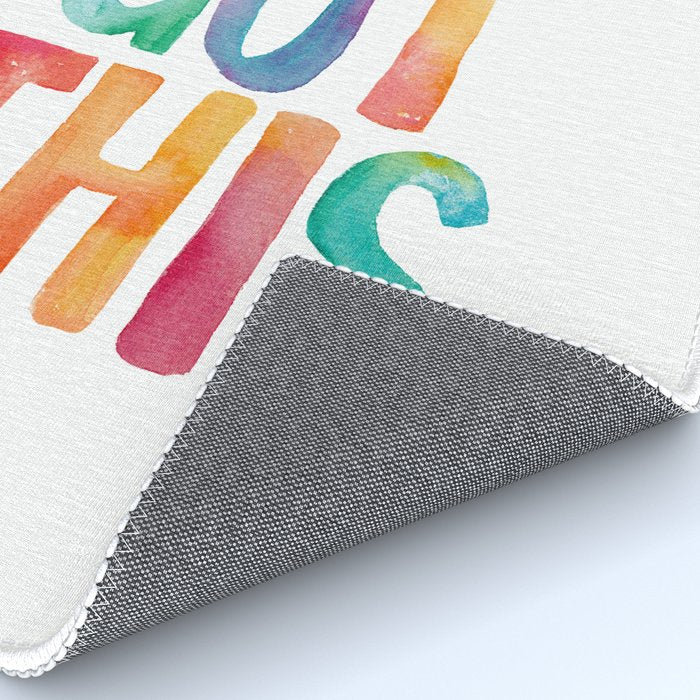 You Got This Rainbow Watercolor Rug Gallery Image 4