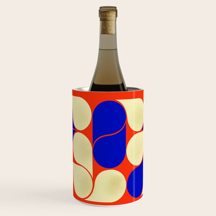 Mid-century geometric shapes-no10 Wine Chiller Gallery Image 1