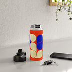 Mid-century geometric shapes-no10 Water Bottle Gallery Image 4