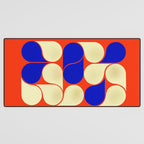 Mid-century geometric shapes-no10 Desk Mat Gallery Image 3