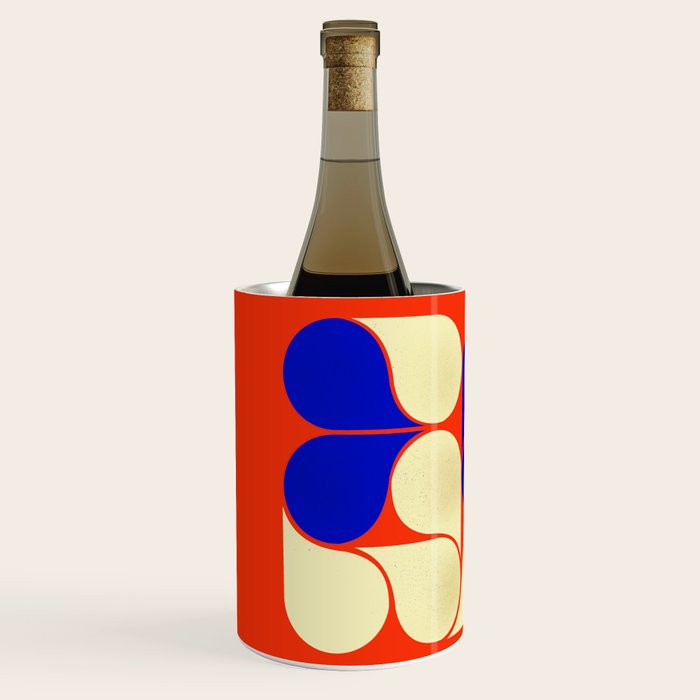 Mid-century geometric shapes-no10 Wine Chiller Gallery Image 2