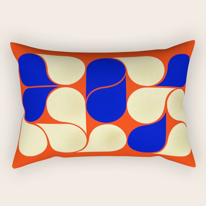 Mid-century geometric shapes-no10 Rectangular Pillow Gallery Image 1