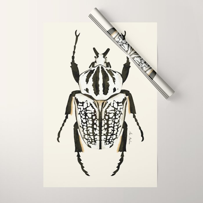  beetle insect Wrapping Paper Gallery Image 1