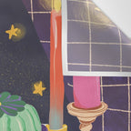 Spaghetti dinner date  Wall Tapestry Gallery Image 3