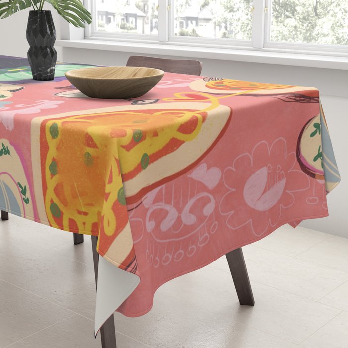 Spaghetti dinner date  Tablecloth Gallery Image 3