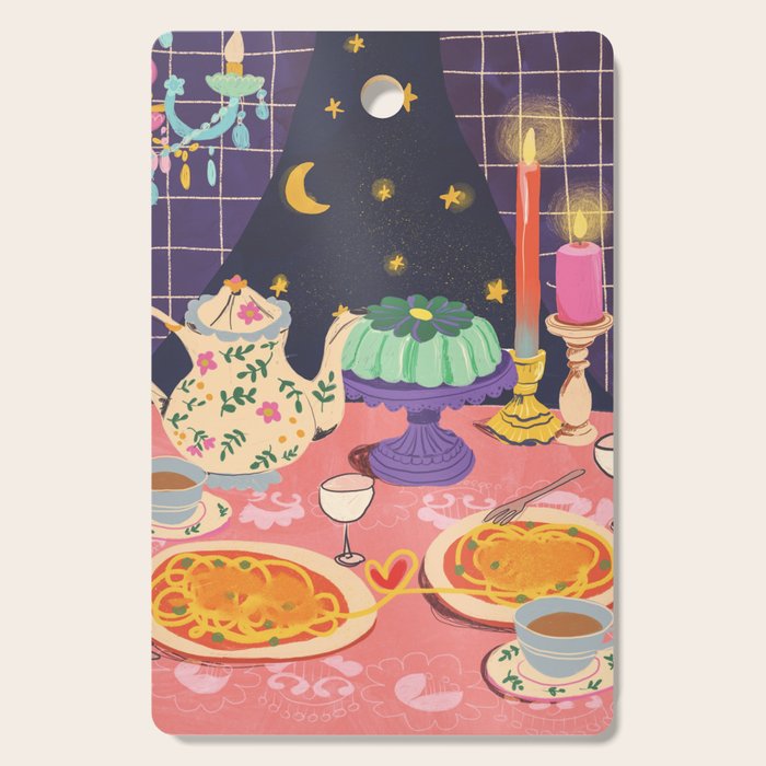 Spaghetti dinner date  Cutting Board Gallery Image 1