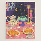 Spaghetti dinner date  Jigsaw Puzzle Gallery Image 1