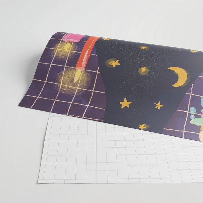 Spaghetti dinner date  Wrapping Paper Gallery Image 2