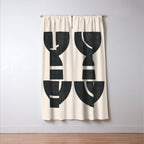 Geometric Rhythm 2 Window Curtain Gallery Image 3