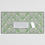 Green Geometric 1915 Hannah Borger Overbeck Desk Mat Gallery Image 1