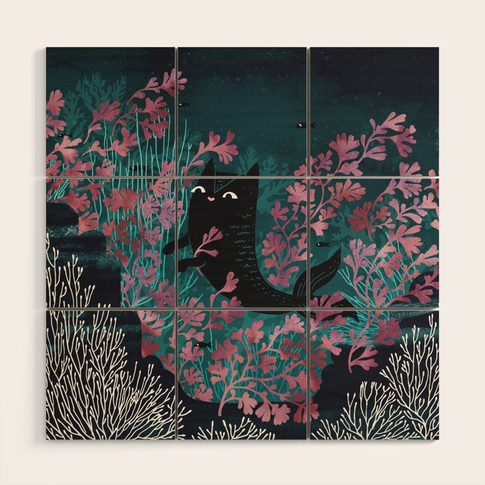 Undersea Wood Wall Art Gallery Image 1
