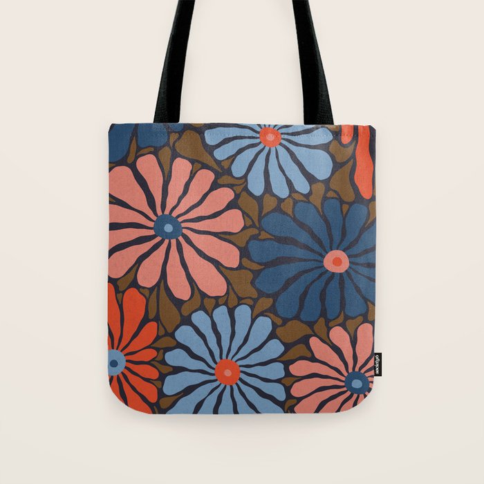 Lazy Florals #4 Tote Bag Gallery Image 1