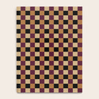 Checkered Multicolor Pattern X Black Orange Berry Notebook Gallery Image 4