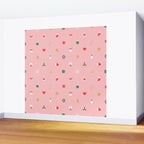 Retro christmas ornament decoration pattern Wall Mural Gallery Image 2