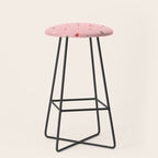 Retro christmas ornament decoration pattern Stool Gallery Image 1