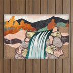 Autumn Falls Outdoor Rug Gallery Image 1
