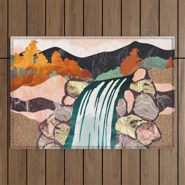 Autumn Falls Outdoor Rug Gallery Image 1