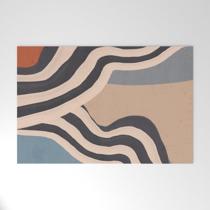 Modern Abstract Art 56 Welcome Mat Gallery Image 1