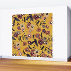  Warm Floral Pattern Wall Mural Gallery Image 2