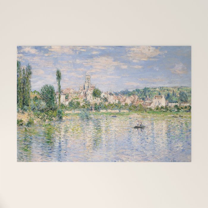 Vetheuil in Summer 1880 by Claude Monet Welcome Mat Gallery Image 1