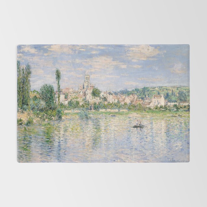 Vetheuil in Summer 1880 by Claude Monet Rug Gallery Image 2