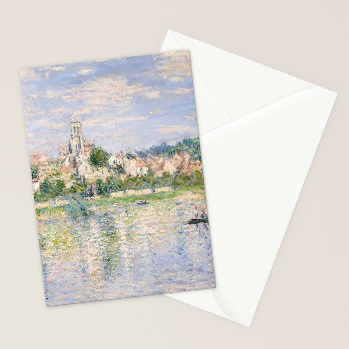 Vetheuil in Summer 1880 by Claude Monet Stationery Card Gallery Image 2