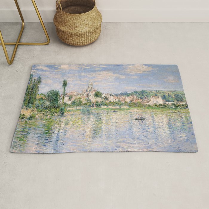 Vetheuil in Summer 1880 by Claude Monet Rug Gallery Image 1