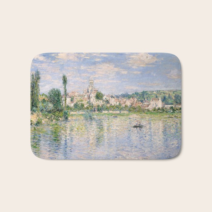 Vetheuil in Summer 1880 by Claude Monet Bath Mat Gallery Image 1