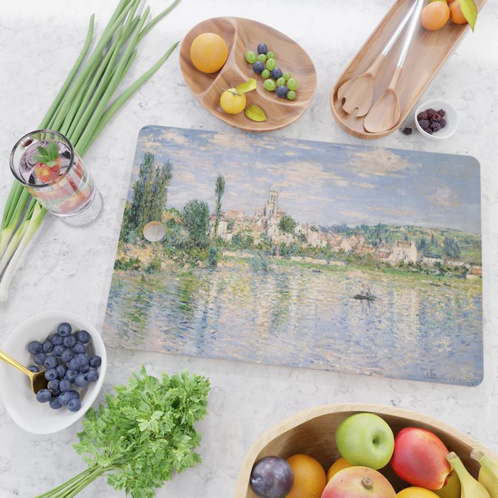 Vetheuil in Summer 1880 by Claude Monet Cutting Board Gallery Image 2