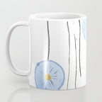 blue abstract dandelion 2 Coffee Mug Gallery Image 3
