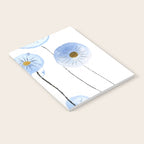 blue abstract dandelion 2 Notebook Gallery Image 2