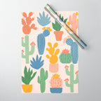 Cactus Garden Wrapping Paper Gallery Image 1